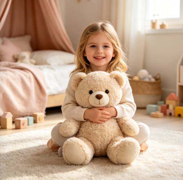 Cute Stuffed Animal Plush Toy, Super Soft Cuddly Plush Doll for Kids, Cozy Bedtime Companion, Gift for Boys, Girls & Toddlers